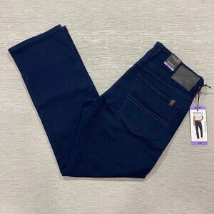 Buffalo David Bitton SAM Jeans Mens 30 x 32 Navy Blue Denim Slim Fit Straight